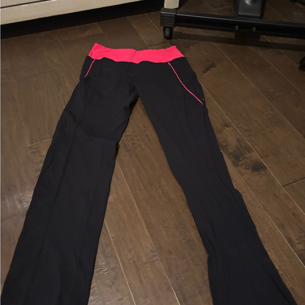 Kyodan Black and White Striped Athletic Pants